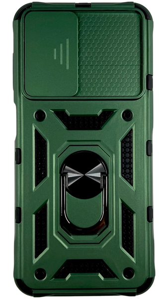 PC + TPU чохол Armor Camshield для Samsung Galaxy A13 (4G) / зелений 085918 фото