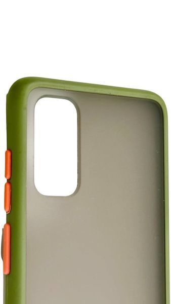TPU чехол накладка Matte Color Case для Samsung Galaxy S20 светло-зеленый 080799 фото