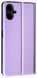 Шкіряний чохол книжка Fibra case на Samsung Galaxy A07 (A075) / purple 203879 фото 2