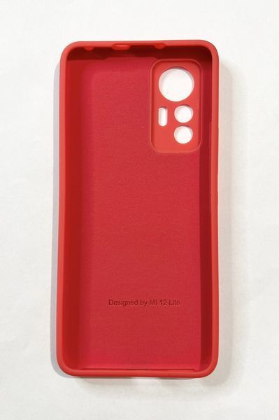 Чохол Soft touch для Xiaomi 12 Lite / червоний 087600 фото