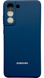 Чехол Soft touch для Samsung Galaxy S21 FE (на самсунг с21 фе) синий 086109 фото 1