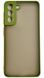 TPU чохол накладка Matte Color Case для Samsung Galaxy S21 світло-зелений 092189 фото 3
