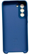 Чехол Soft touch для Samsung Galaxy S21 FE (на самсунг с21 фе) синий 086109 фото 4