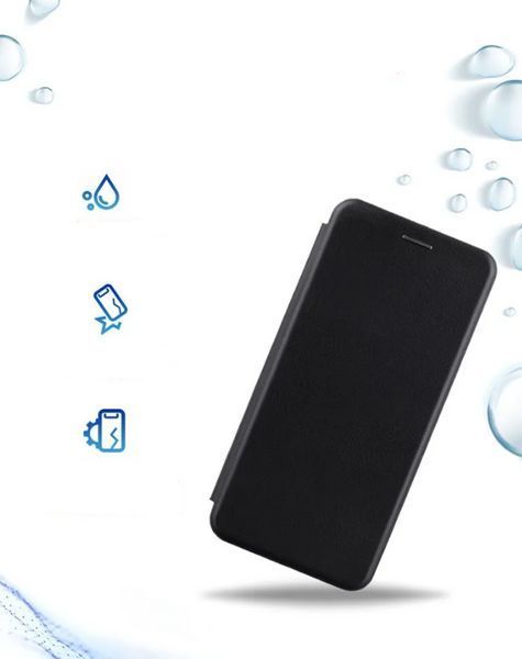Чохол книжка Elegant book для Poco M6 (4G) / чорний 200314 фото