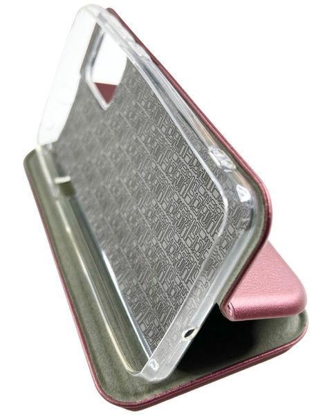 Шкіряний чохол-книжка Elegant book на ZTE Blade L9 (на зті блейд л9) бордовий 87908 фото