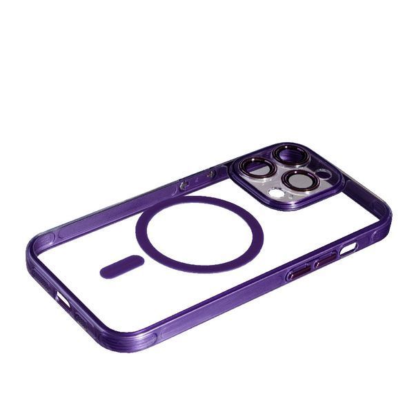 Чохол Aluminium With Magsafe для iPhone 15 Pro Purple 095199 фото