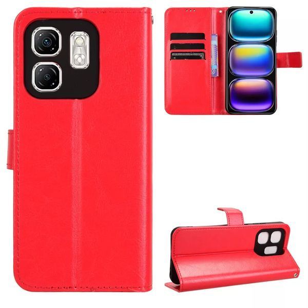 Чохол книжка Book case для Infinix Hot 50i / червоний 097890 фото