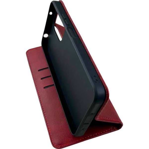 Чехол книжка Amsterdam для Xiaomi Redmi 12 красный 091232 фото