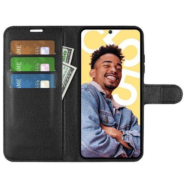 Чохол книжка Lichee для Realme C55 чорний 089831 фото