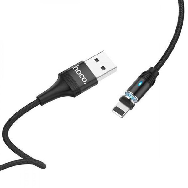 Магнітний USB кабель Hoco U76 Fresh Magnetic Lightning Cable (1.2m) 80601 фото