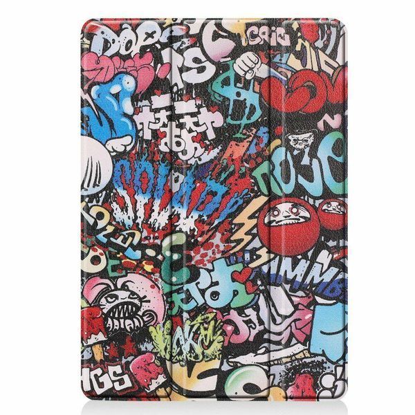 Шкіряний чохол книжка Crazy Horse для iPad Pro 10.5" (2017) / graffiti 094215 фото