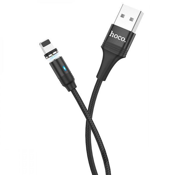 Магнітний USB кабель Hoco U76 Fresh Magnetic Lightning Cable (1.2m) 80601 фото