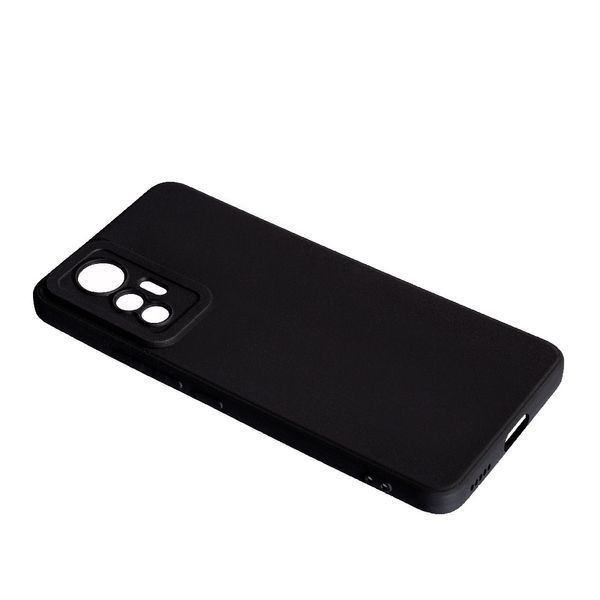 TPU чохол Smitt накладка бампер для Xiaomi 12 Lite (сяомі 12 лайт) чорний 086761 фото