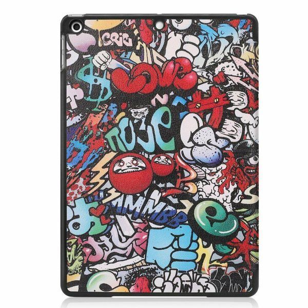 Шкіряний чохол книжка Crazy Horse для iPad Pro 10.5" (2017) / graffiti 094215 фото