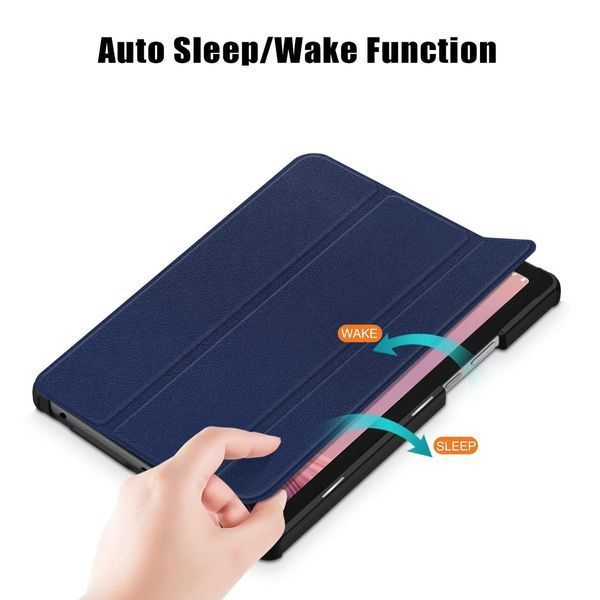 Шкіряний чохол-книжка Crazy Horse для Lenovo Tab M9 (9") / синій 090627 фото