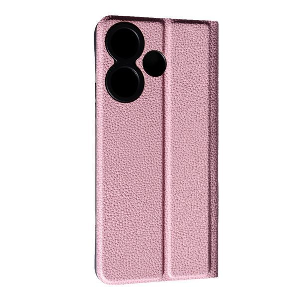 Чохол книжка Fibra case для Xiaomi Redmi 13 (4G) / рожевий 097438 фото