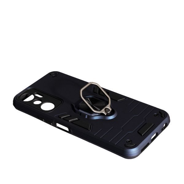 PC + TPU чехол New Transformer для Infinix Hot 20 синий 088329 фото