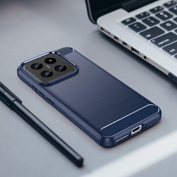 TPU чехол накладка Urban для Xiaomi 14 / синий 095501 фото