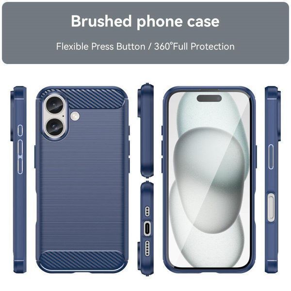 TPU чехол накладка Urban для iPhone 16 Plus / черный 098276 фото