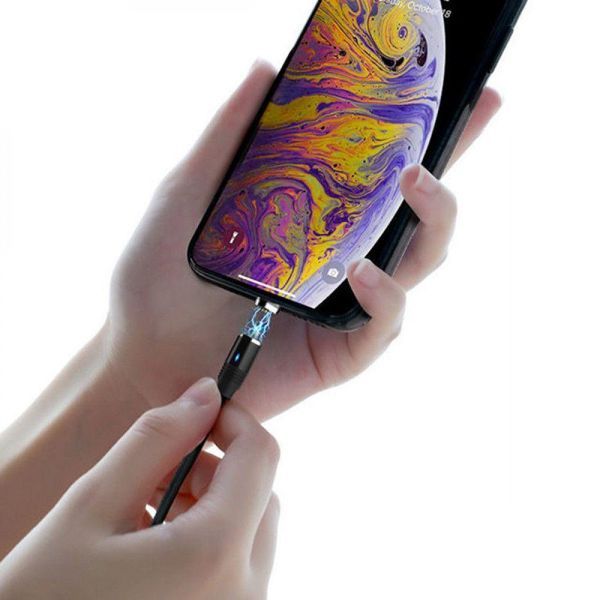 Магнітний USB кабель Hoco U76 Fresh Magnetic Lightning Cable (1.2m) 80601 фото