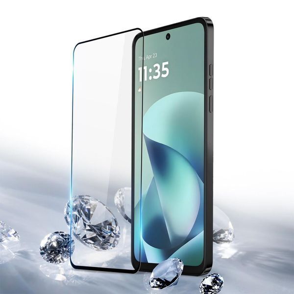 Захисне скло для Motorola G57 Power / чорний 100765 фото