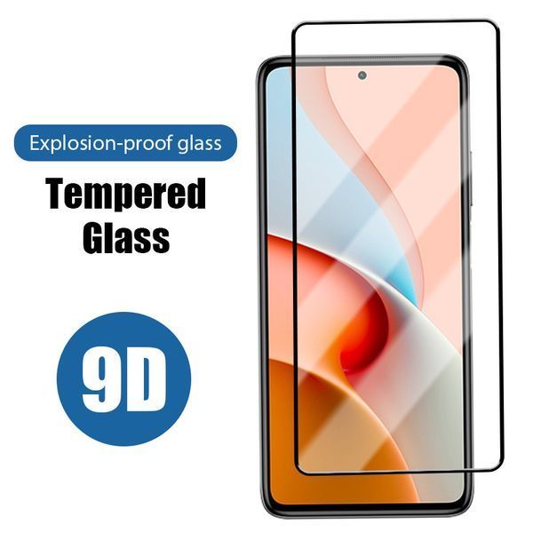 Защитное стекло для Xiaomi Redmi 10C / черный 085580 фото
