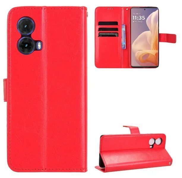 Чохол книжка Book case для Motorola Edge 50 Fusion / червоний 201775 фото