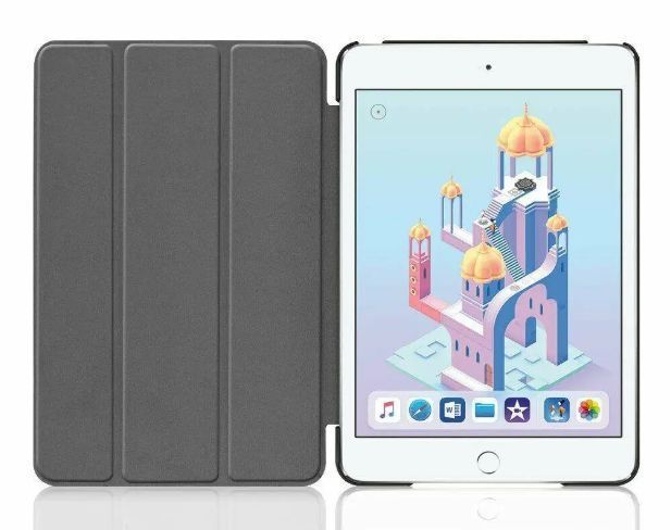 Чохол книжка Crazy Horse на планшет iPad mini 4 (7.9") 2015 / сірий 202949 фото