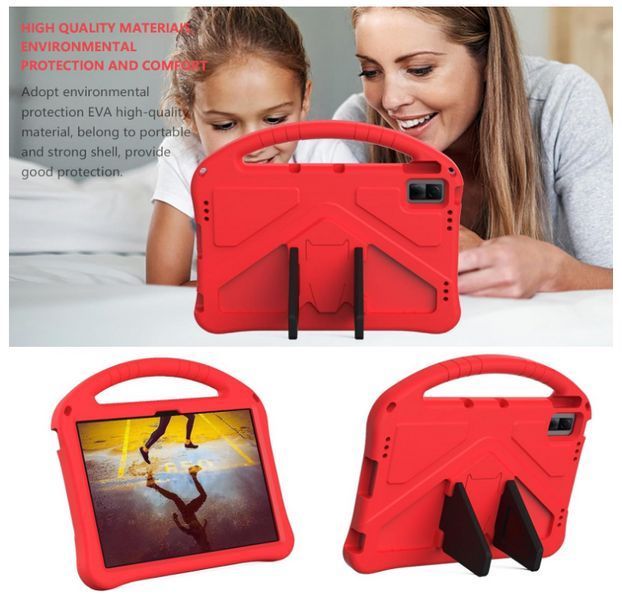 Чехол New Kids Case на Xiaomi Redmi Pad SE 11" (красный) 200095 фото