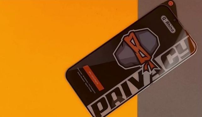 Защитное стекло G-Rhino 6D Privacy для iPhone 18 Pro Max / (стекло антишпион) 205707 фото
