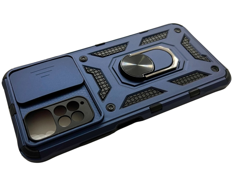 PC + TPU чехол Camshield armor на Xiaomi Redmi Note 11 (на редми ноут 11) синий 086159 фото