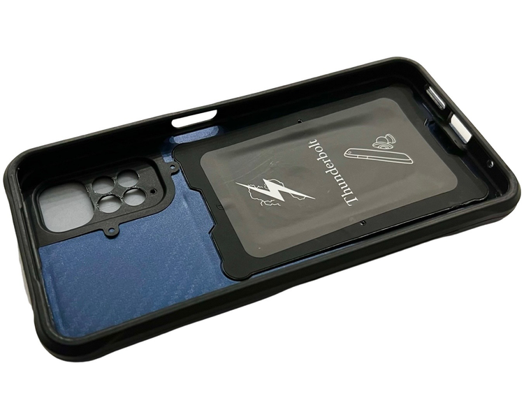 PC + TPU чехол Camshield armor на Xiaomi Redmi Note 11 (на редми ноут 11) синий 086159 фото