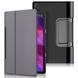 Кожаный чехол книжка Crazy Horse для Lenovo Yoga Tab 11 серый 093957 фото 1