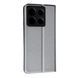 Шкіряний чохол книжка Fibra case на Xiaomi Redmi Note 13 Pro (5G) / сірий 095870 фото 2
