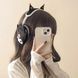 Силіконові захисні накладки та вушка Kuromi на навушники AirPods Max / чорний 099432 фото 3