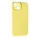 TPU чохол Case Softy накладка для iPhone 14 Yellow 097217 фото 1