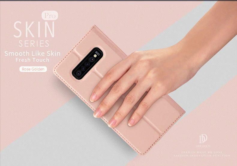 Шкіряний чохол-книжка Kiwis на Samsung Galaxy S10 (4 кольори) 054961 фото