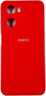 Чехол Soft touch для OPPO A57s красный 087509 фото