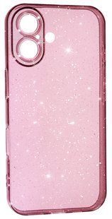 Чохол силіконовий Clear Shine на iPhone 16 / рожевий 203220 фото