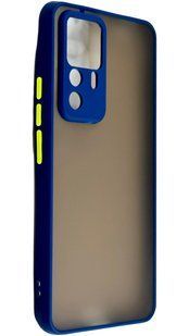 TPU чохол накладка Matte Color Case для Xiaomi 12T Pro синій 092090 фото