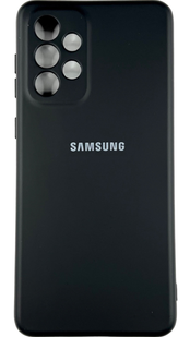Чехол Soft touch для Samsung Galaxy A33 (на самсунг а33) черный 085821 фото