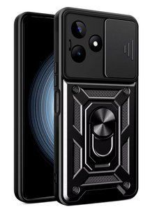 PC + TPU чехол Camshield Armor для Realme Note 50 / черный 097674 фото