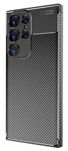 TPU чохол накладка Autofocus для Samsung Galaxy S24 Ultra / чорний 201854 фото