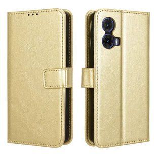 Чехол книжка Book case для Motorola Edge 50 Fusion / золотистый 201776 фото