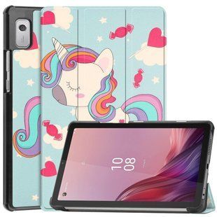 Шкіряний чохол книжка Crazy Horse для Lenovo Tab M9 (9")/pony 098575 фото