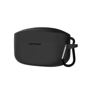 Силиконовый чехол с карабином для Sony WF-1000XM4 черный 89634 фото