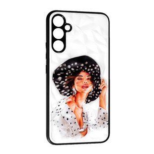 TPU чехол New Prisma для Samsung Galaxy A54 Girl in a hat 088779 фото