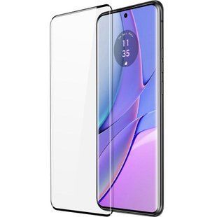 Захисне скло для Motorola Edge 40 чорне (3D) 094093 фото