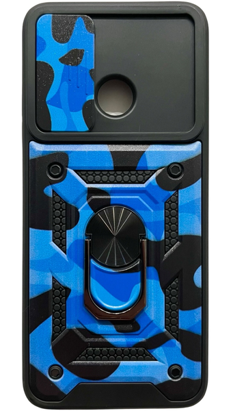 PC + TPU чохол Camo на Xiaomi Poco C40 (на поко цей40) синій 086209 фото