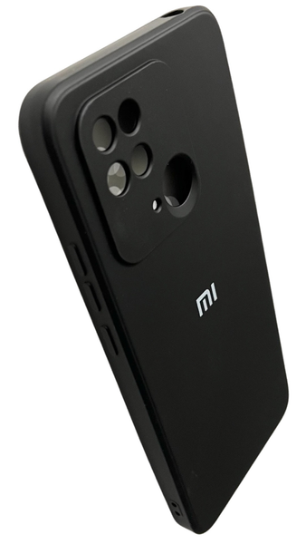 Чохол силіконовий Soft touch для Xiaomi Redmi 10C / чорний 086305 фото